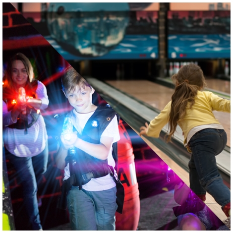 Bowling & Laser Game